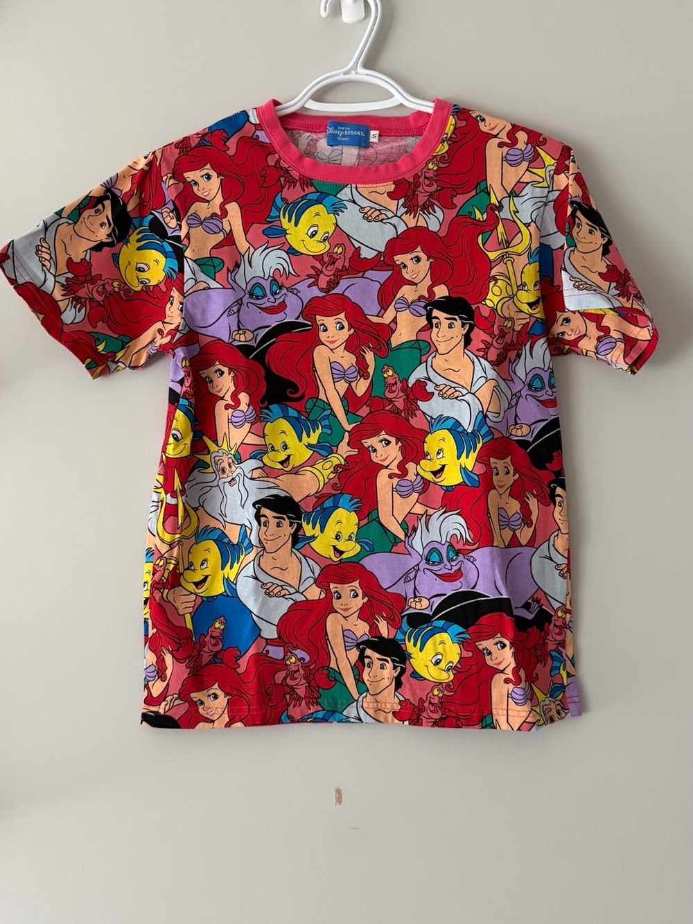 Disney The Little Mermaid Ariel All Over Print Tee - Fits like US XS